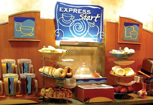 Complimentary Express Start Breakfast photo